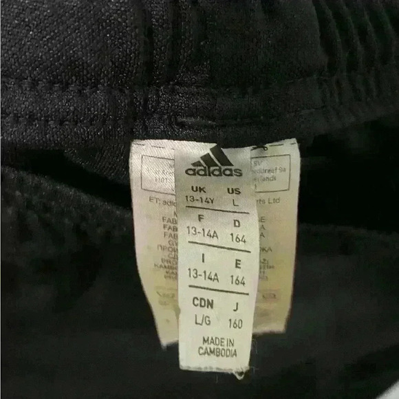 Youth adidas track pants L 13/14 Y with pockets - Picture 4 of 9